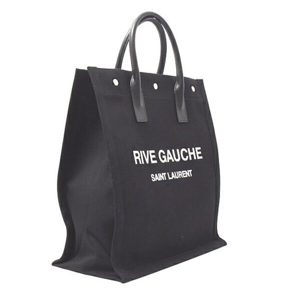 SAINT LAURENT Black Tote Bag - Picture 3 of 10